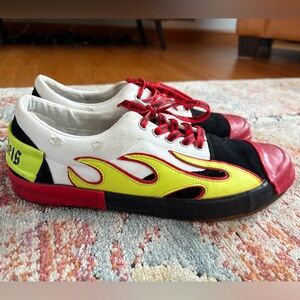 Palm Angels Low Top Sneakers Multicolored Flame 10